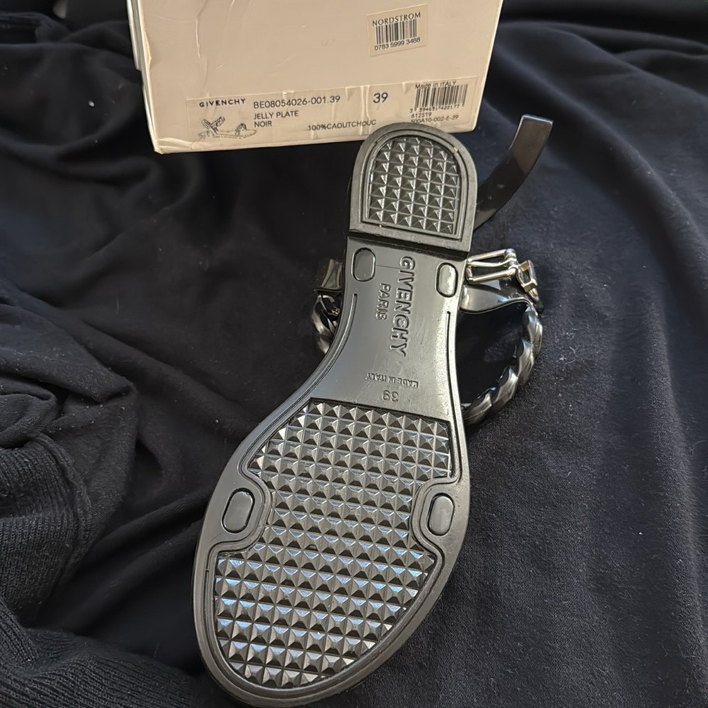 Givenchy Black Chain Sandals - Picture 3 of 4